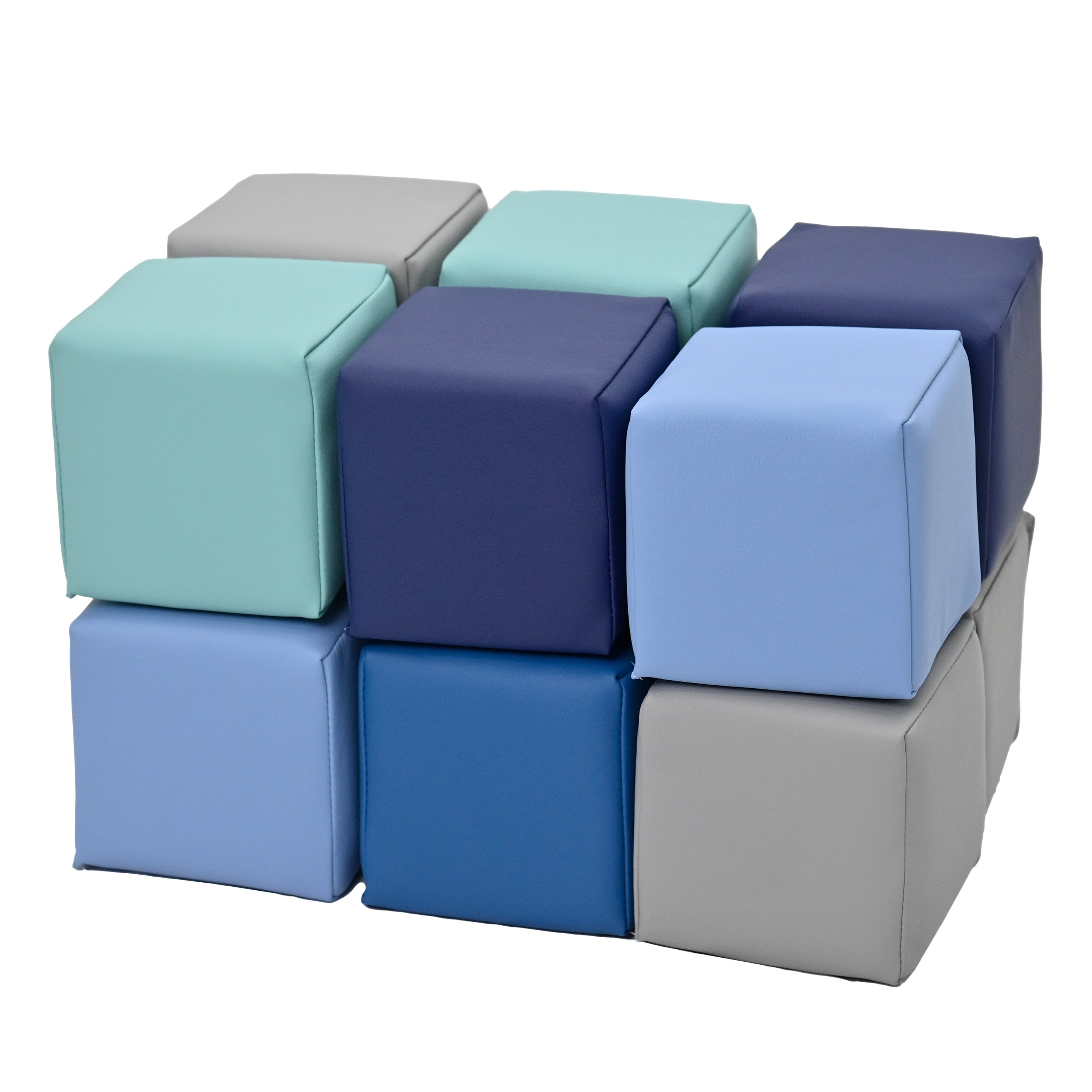 Toddler Baby Blocks - Set of 12 - Tranquility