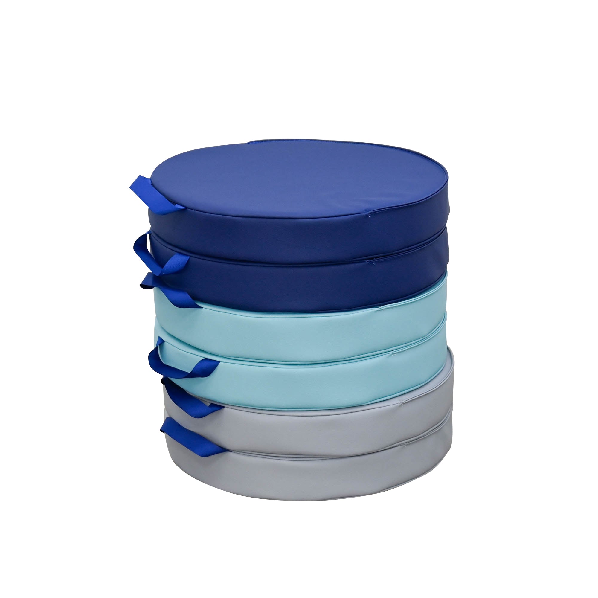 Round Floor Cushions - Set of 6 - Tranquility