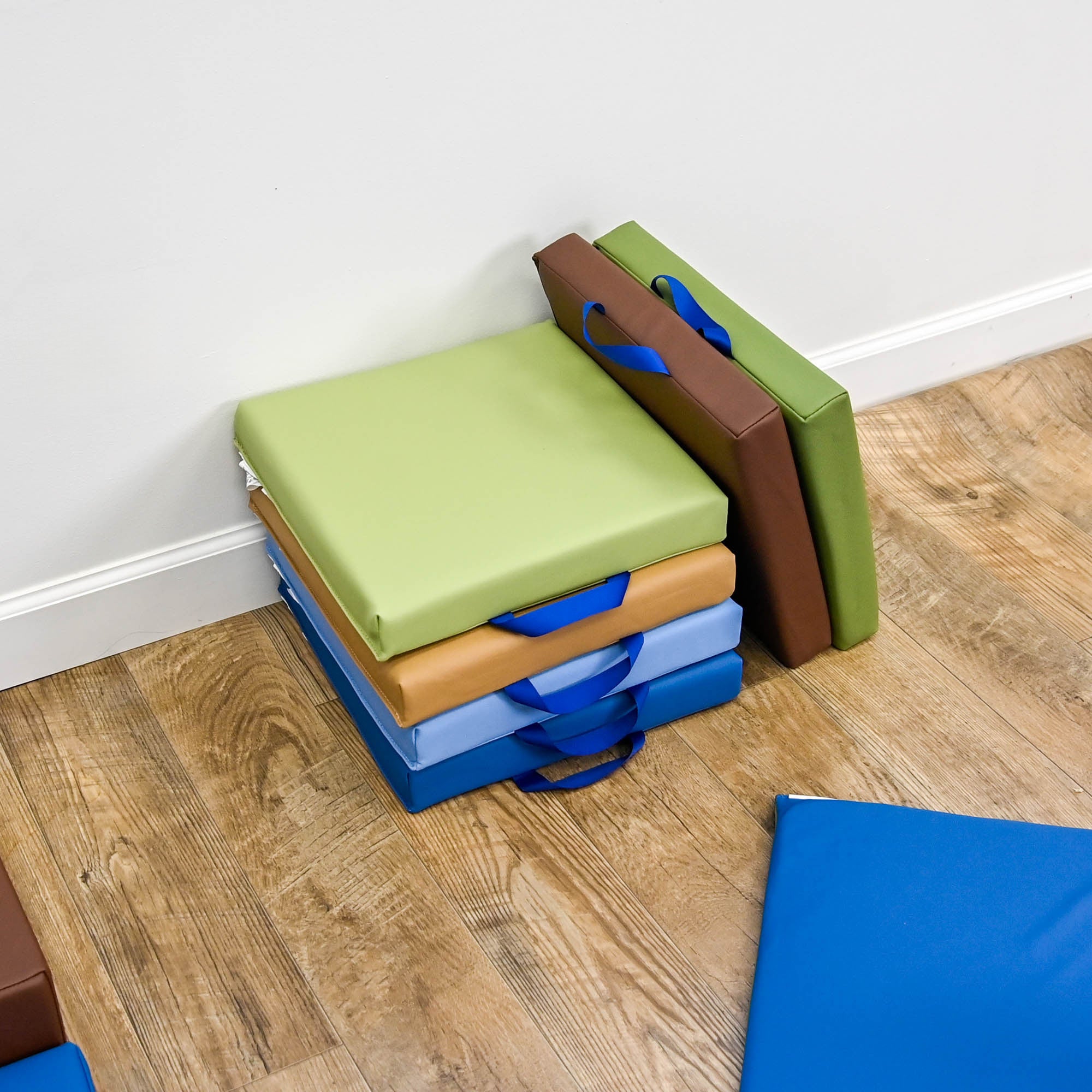 Square Floor Cushions - Set of 6 - Woodland