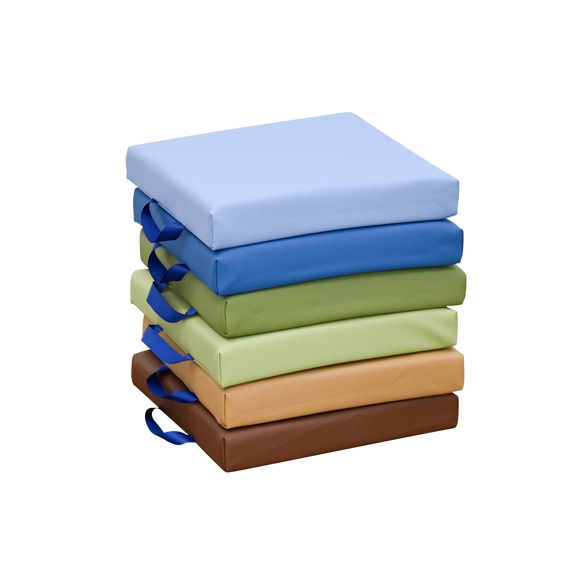 Square Floor Cushions - Set of 6 - Woodland
