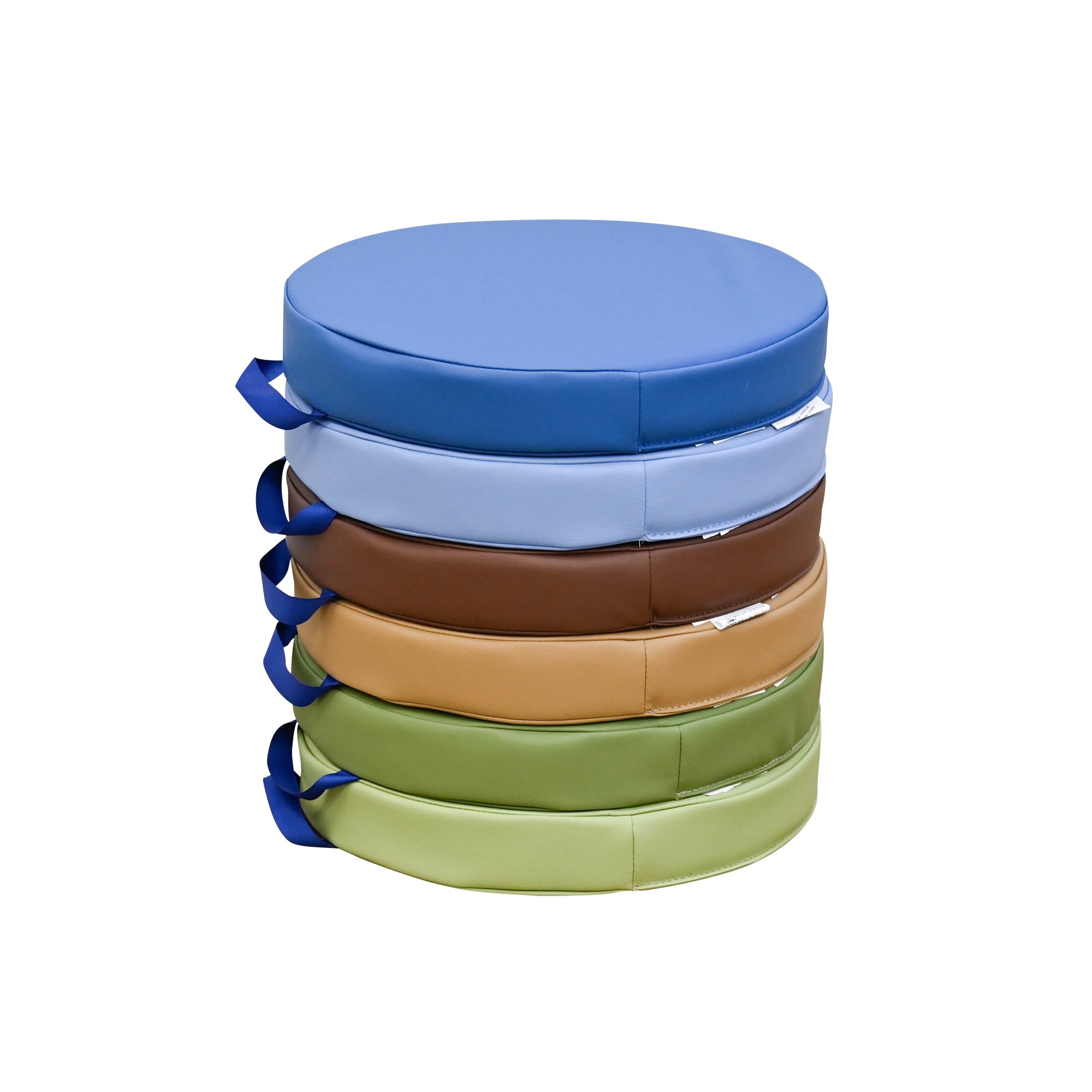 Round Floor Cushions - Set of 6 - Woodland