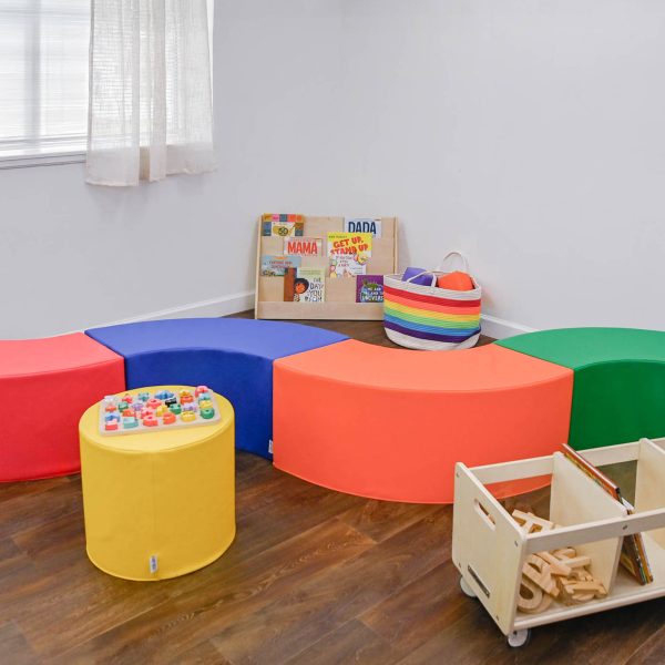 5 Piece Curve Seating - Rainbow