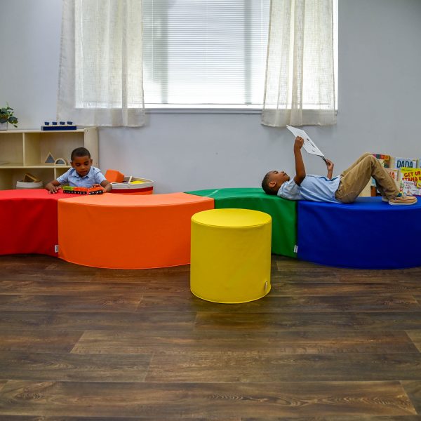 5 Piece Curve Seating - Rainbow