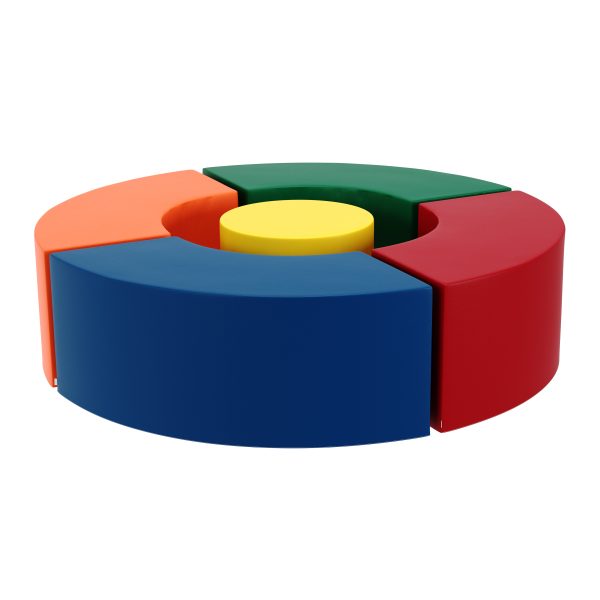5 Piece Curve Seating - Rainbow
