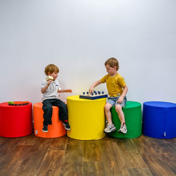 5 Piece Ottoman Set - Rainbow