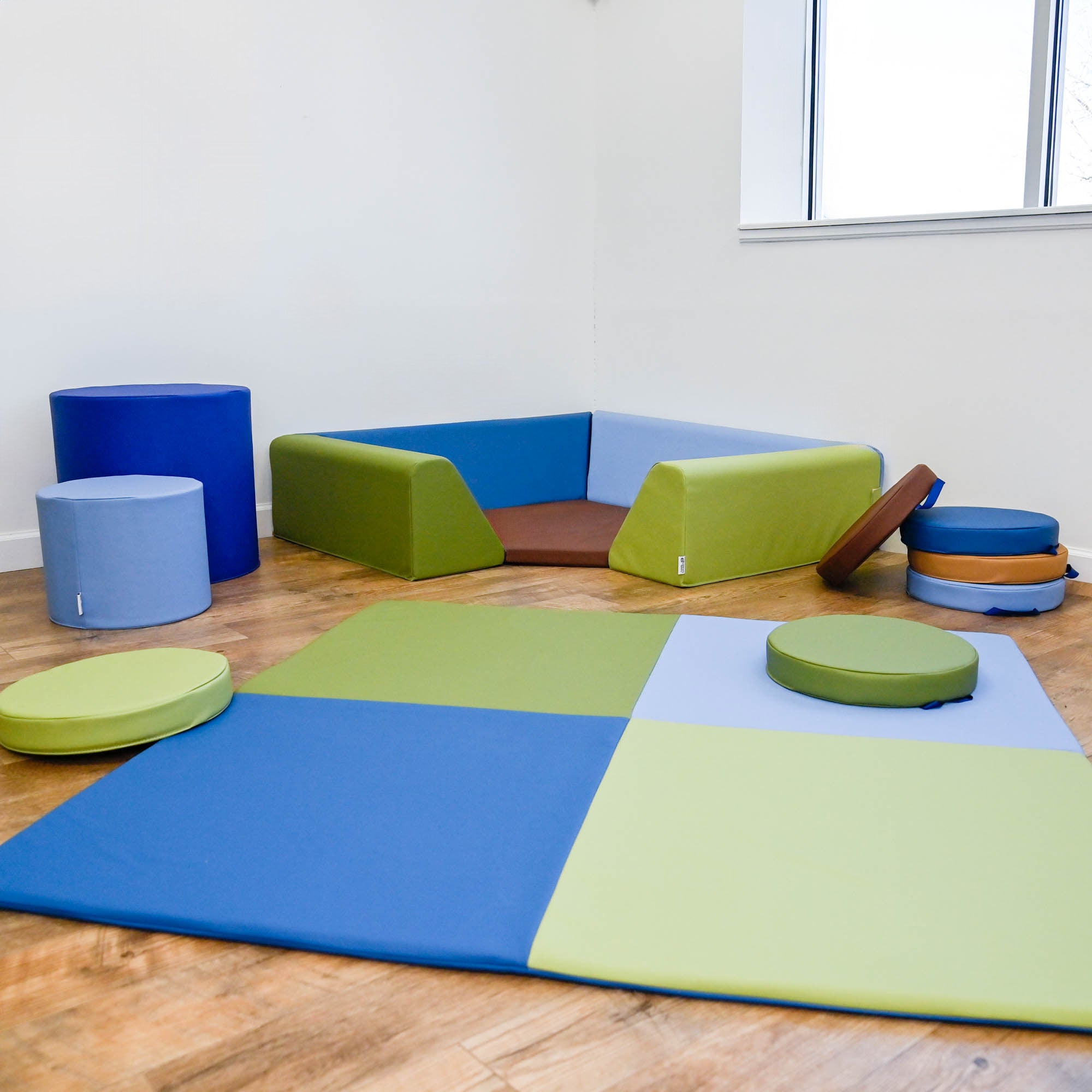 Four Square Mat - Woodland