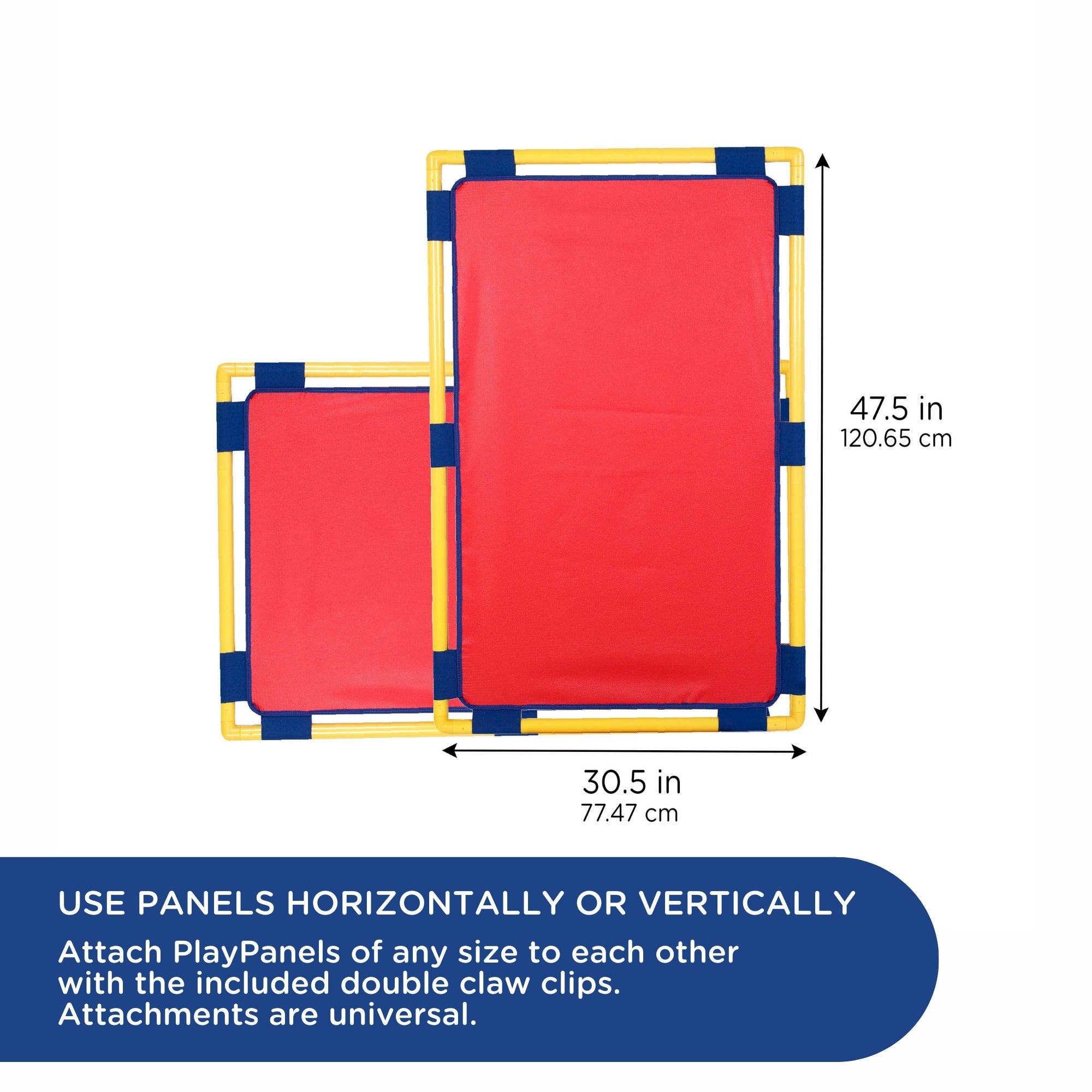 Rectangle PlayPanel - Red with Feet
