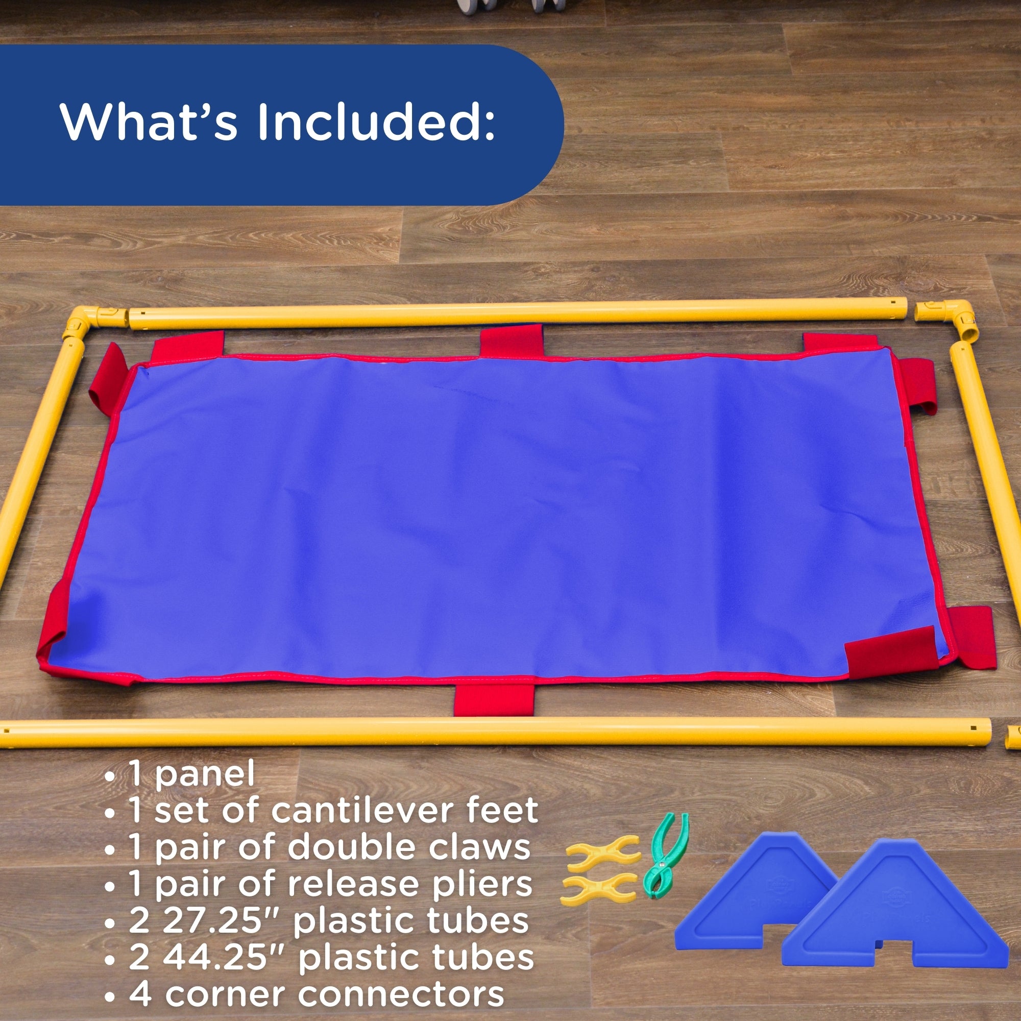Rectangle PlayPanel - Blue with Feet
