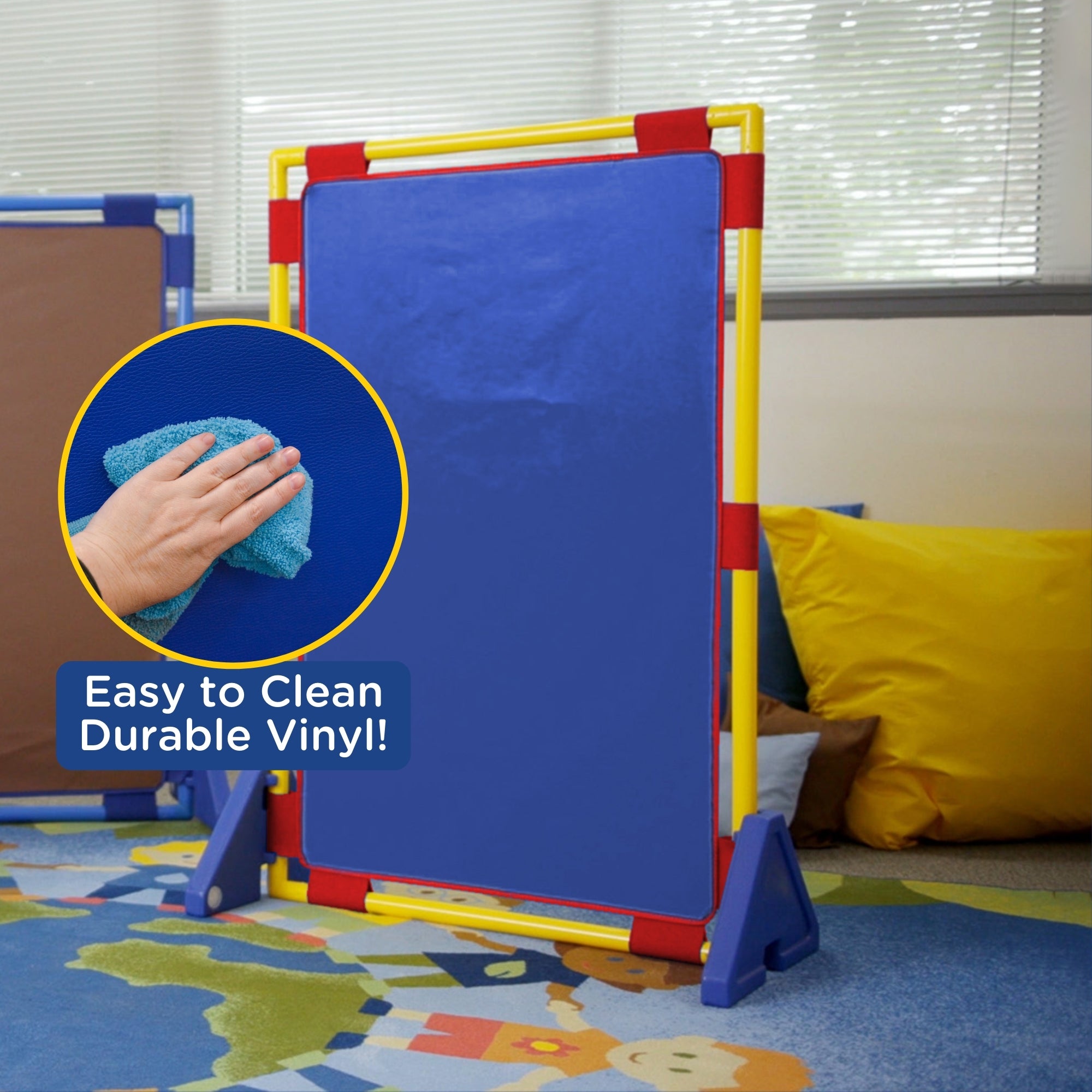 Rectangle PlayPanel - Blue with Feet