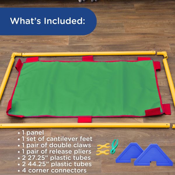 Rectangle PlayPanel - Green with Feet