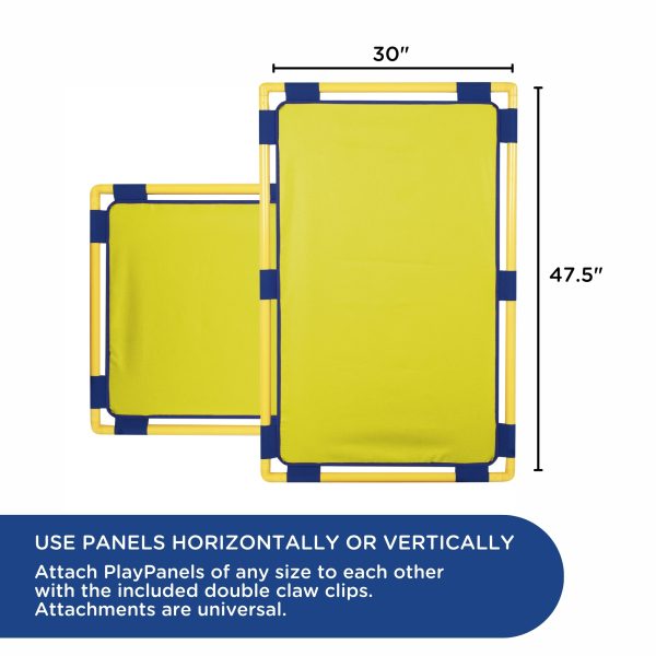Rectangle PlayPanel - Yellow with Feet