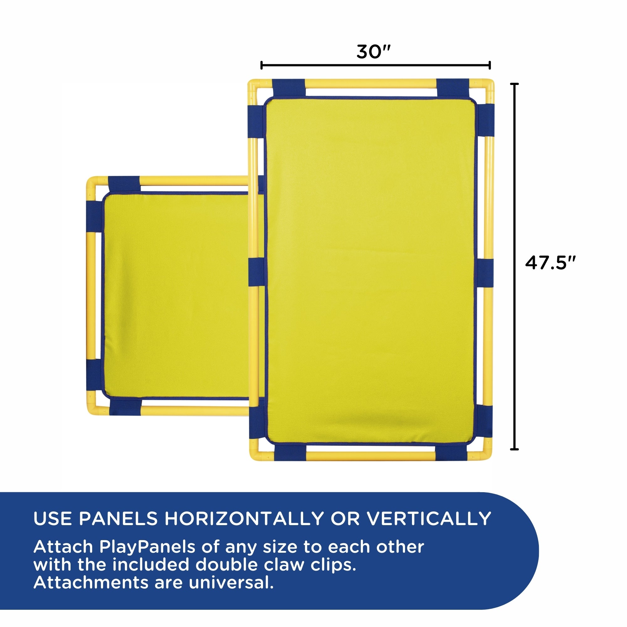 Rectangle PlayPanel - Yellow with Feet
