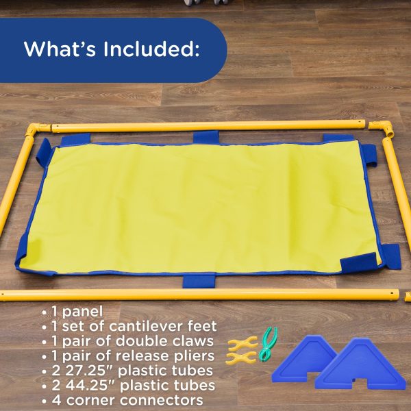Rectangle PlayPanel - Yellow with Feet