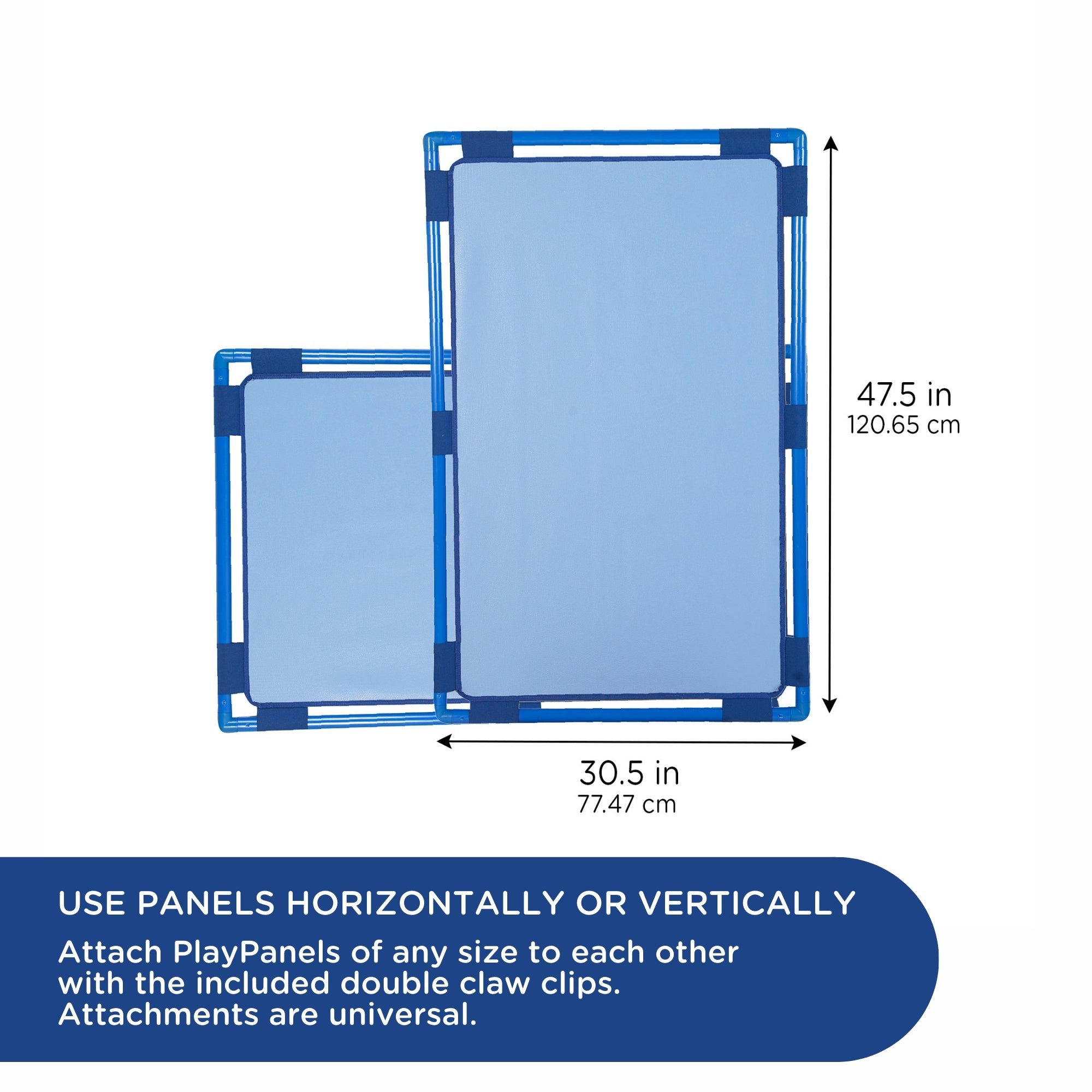 Rectangle PlayPanel - Sky Blue with Feet