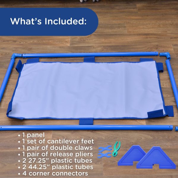 Rectangle PlayPanel - Sky Blue with Feet