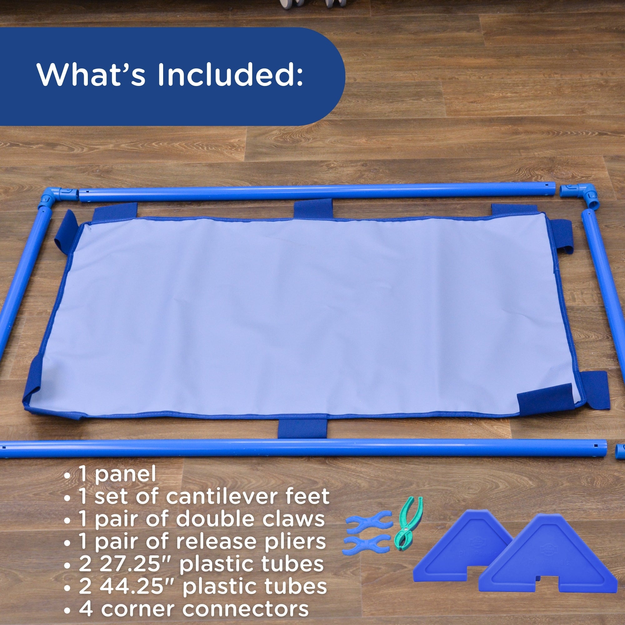 Rectangle PlayPanel - Sky Blue with Feet
