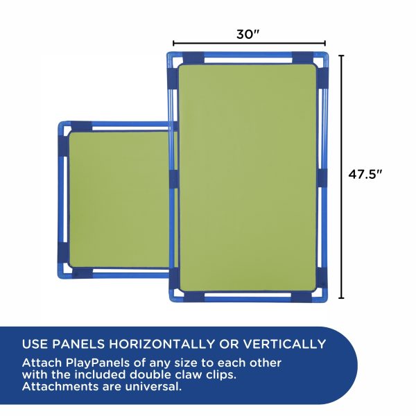 Rectangle PlayPanel - Sage with Feet