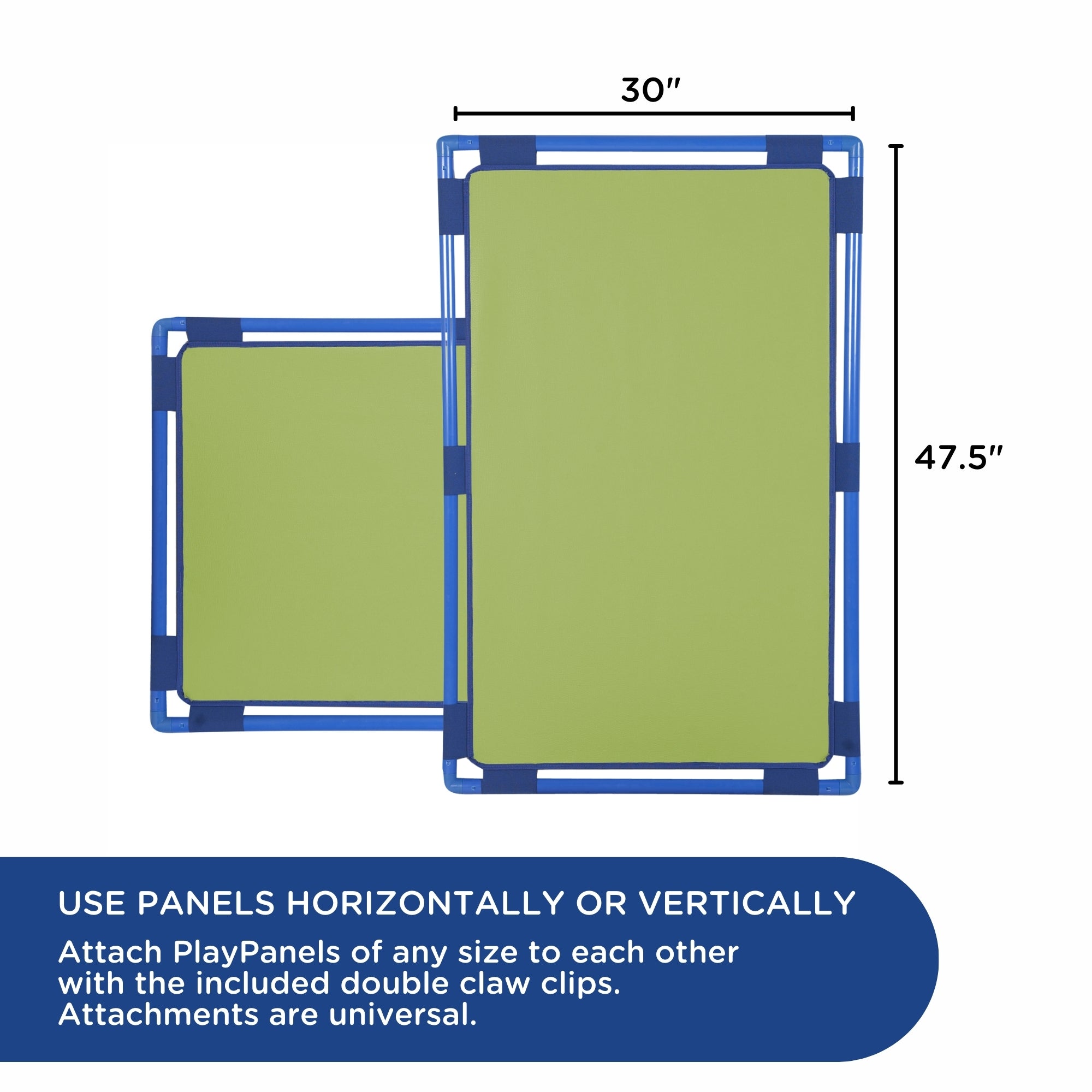 Rectangle PlayPanel - Sage with Feet