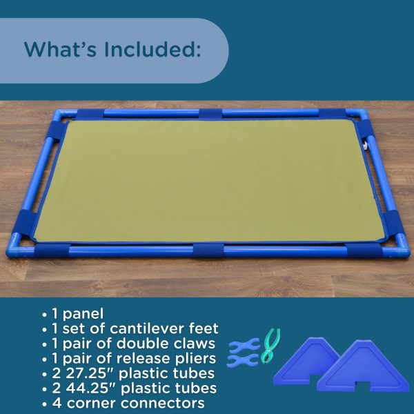 Rectangle PlayPanel - Sage with Feet