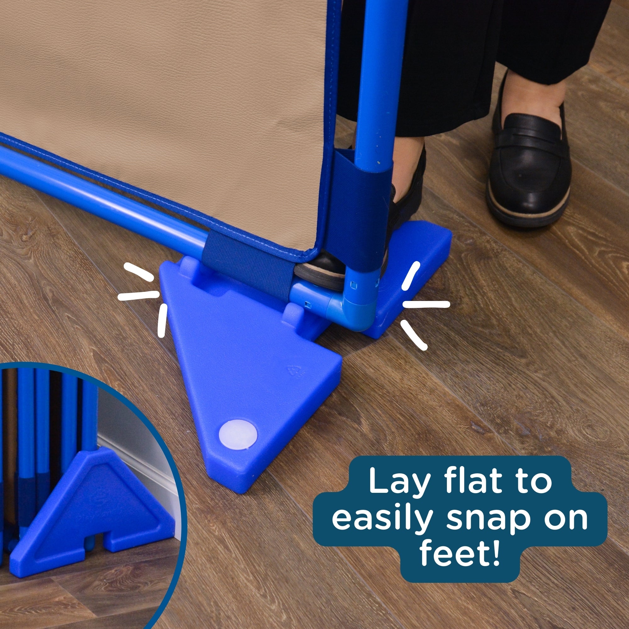 Rectangle PlayPanel - Almond with Feet