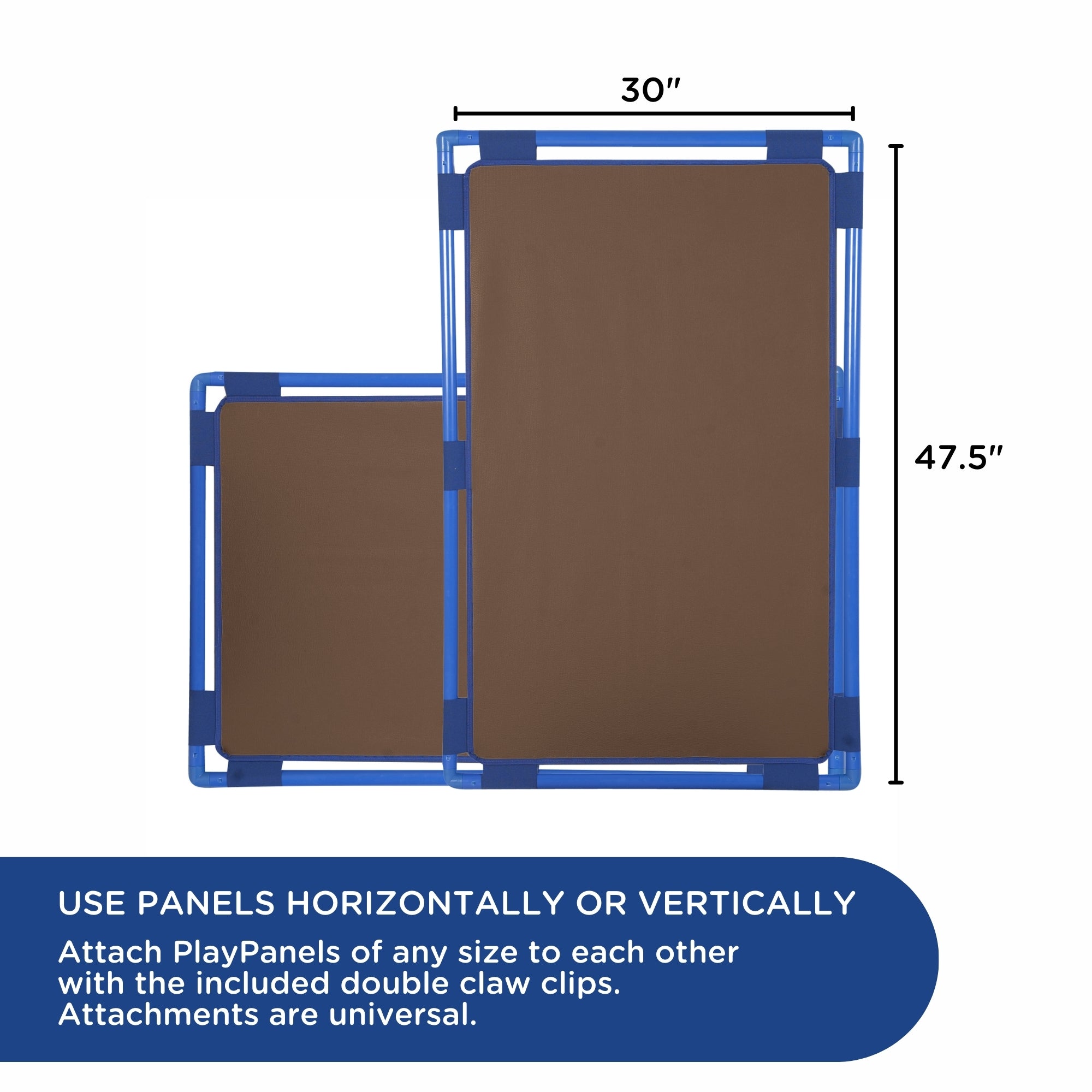 Rectangle PlayPanel - Walnut with Feet