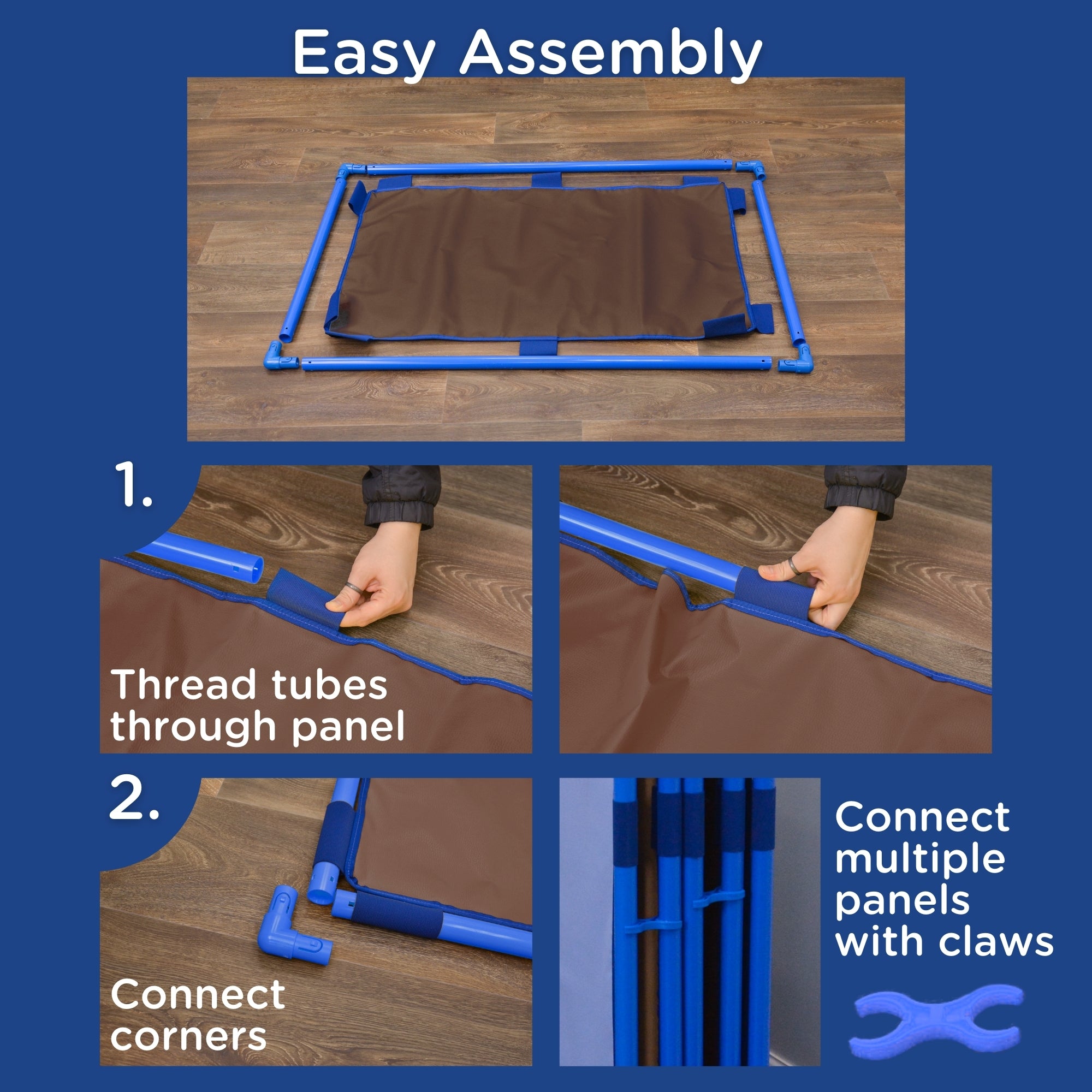 Rectangle PlayPanel - Walnut with Feet