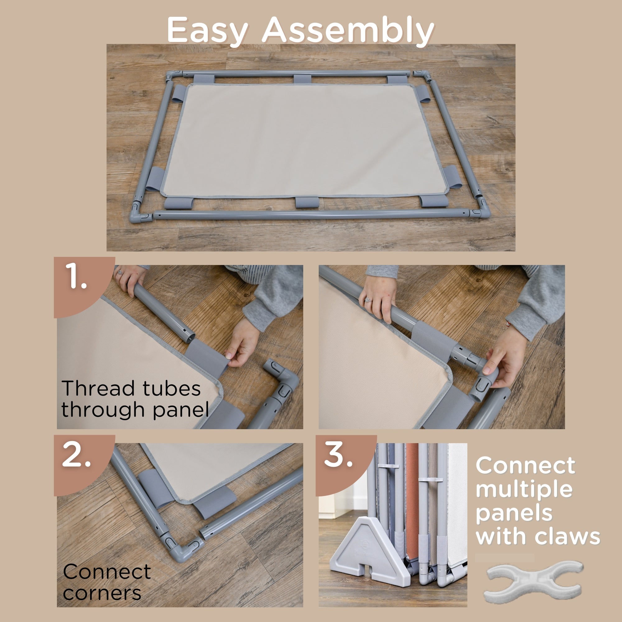 Rectangle PlayPanel - Sand with Feet