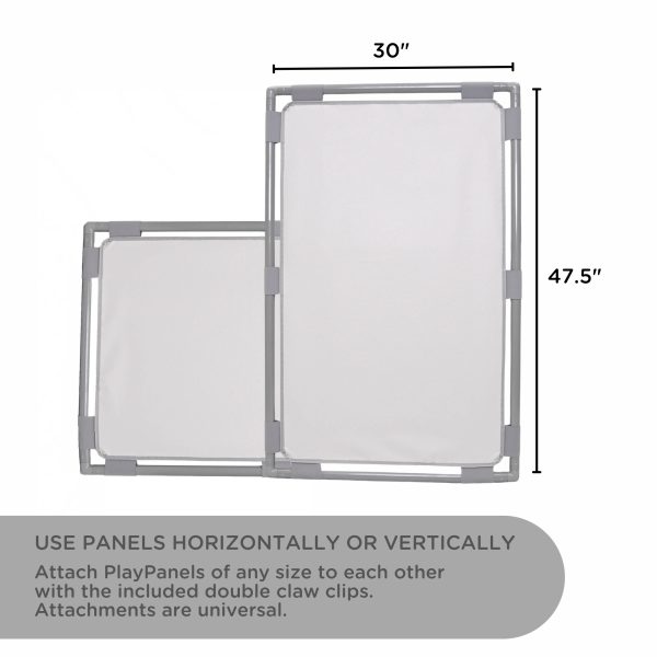 Rectangle PlayPanel - Glacier Gray with Feet