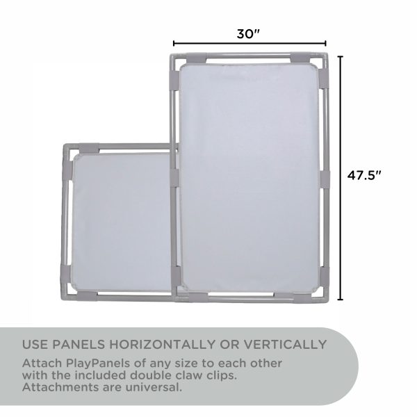 Rectangle PlayPanel - Fog Blue with Feet