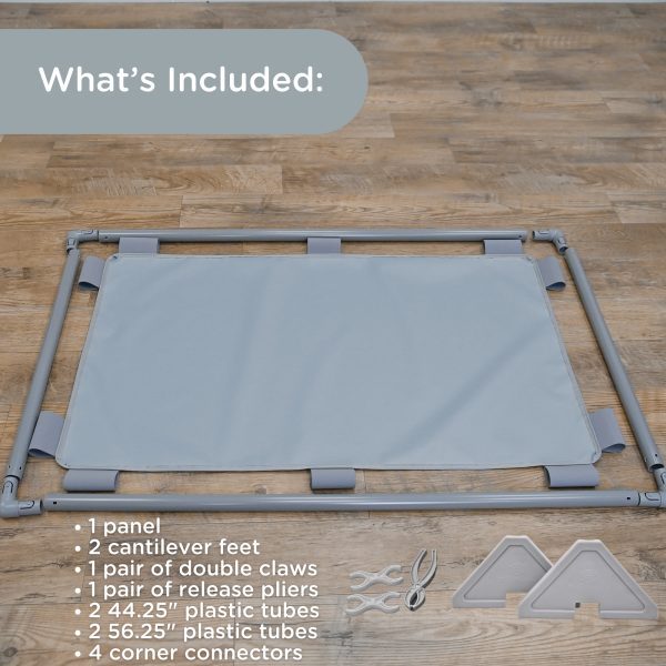 Rectangle PlayPanel - Fog Blue with Feet