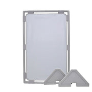 Rectangle PlayPanel - Fog Blue with Feet