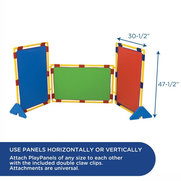 Rectangle PlayPanel - Set of 3 - Rainbow