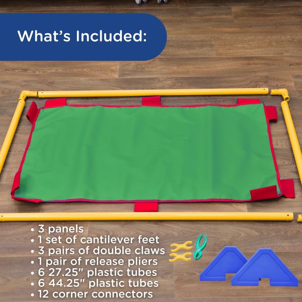 Rectangle PlayPanel - Set of 3 - Rainbow