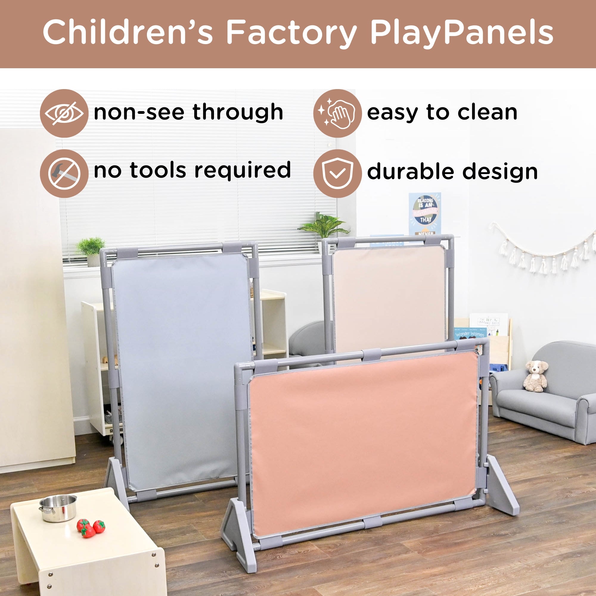 Rectangle PlayPanel - Set of 3 - Elements