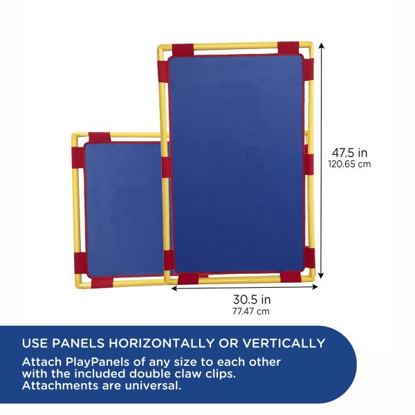 Rectangle PlayPanel - Set of 3 - Blue