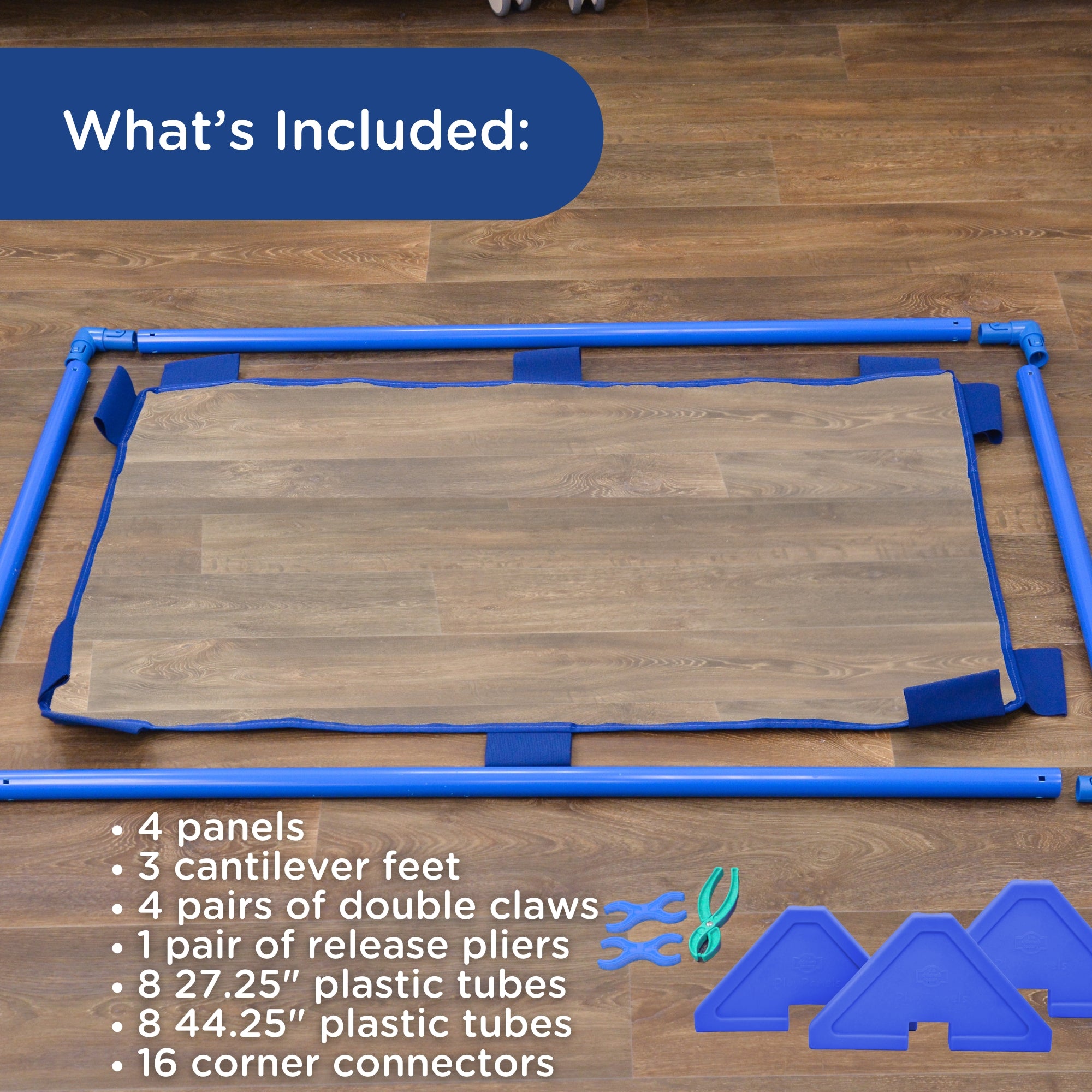 Rectangle PlayPanel - Set of 4 - Clear