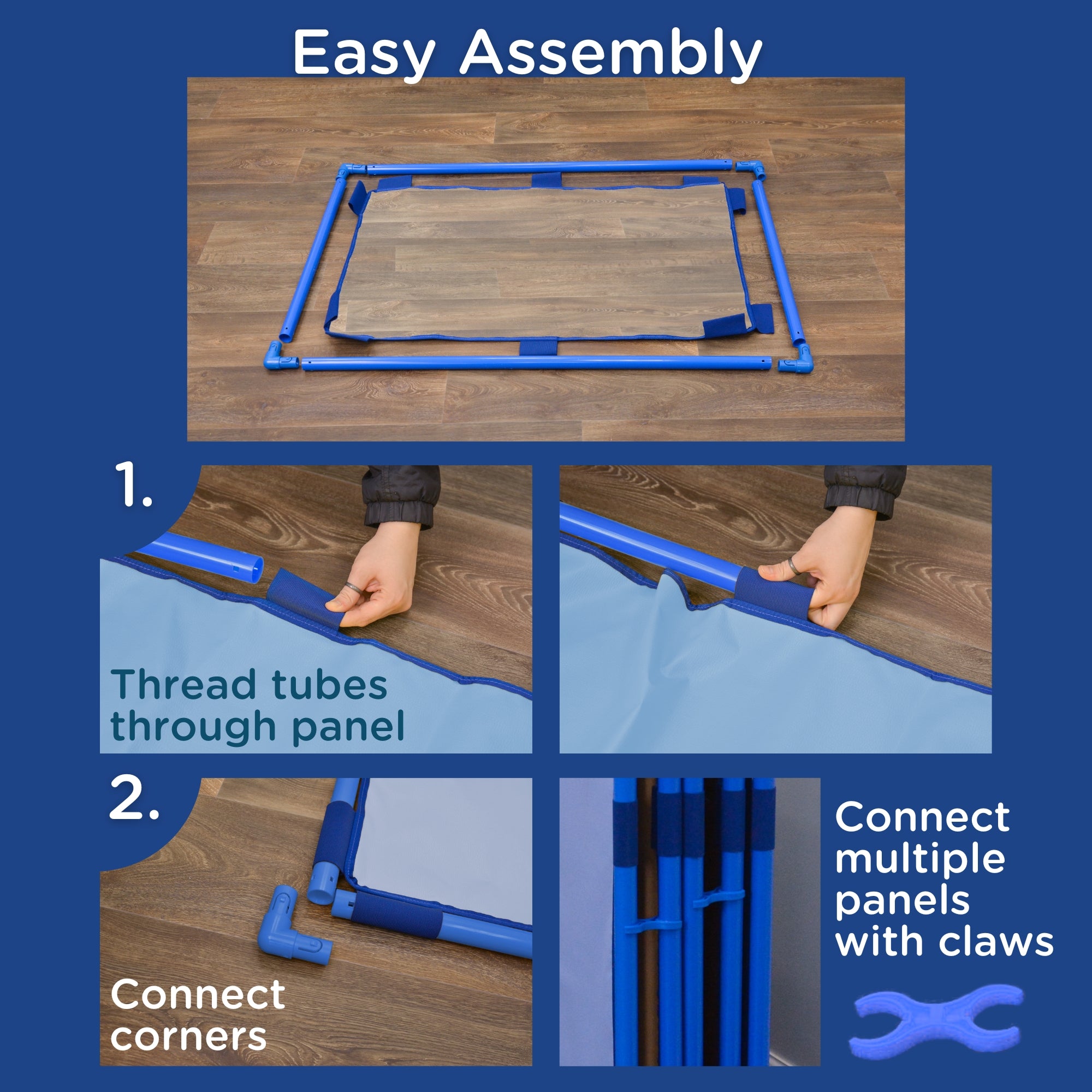 Rectangle PlayPanel - Set of 4 - Clear