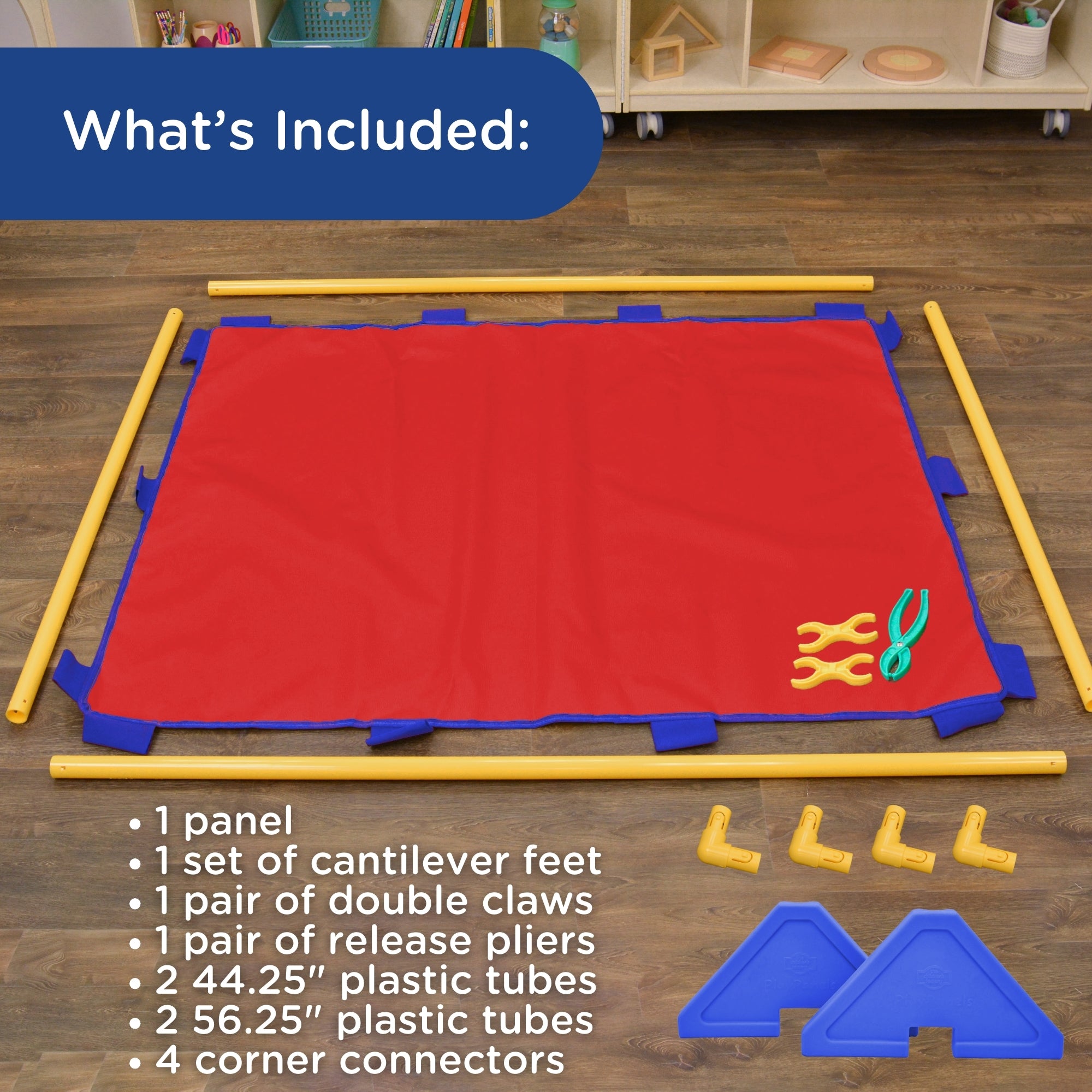 Big Screen PlayPanel - Red with Feet