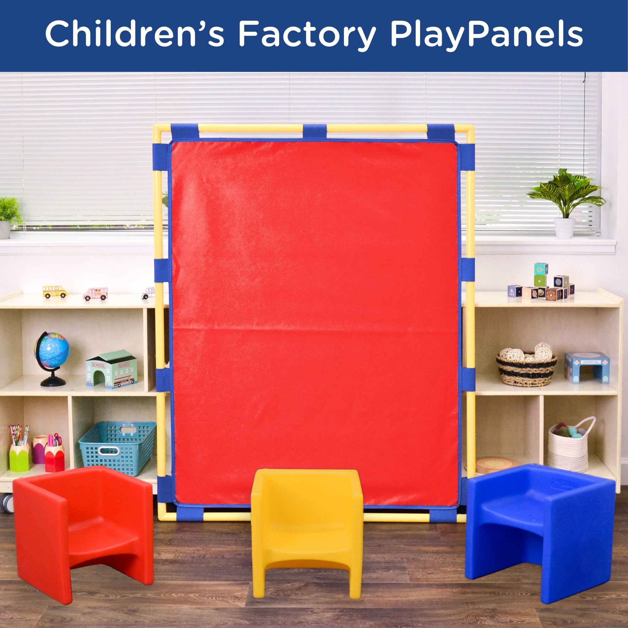 Big Screen PlayPanel - Red with Feet