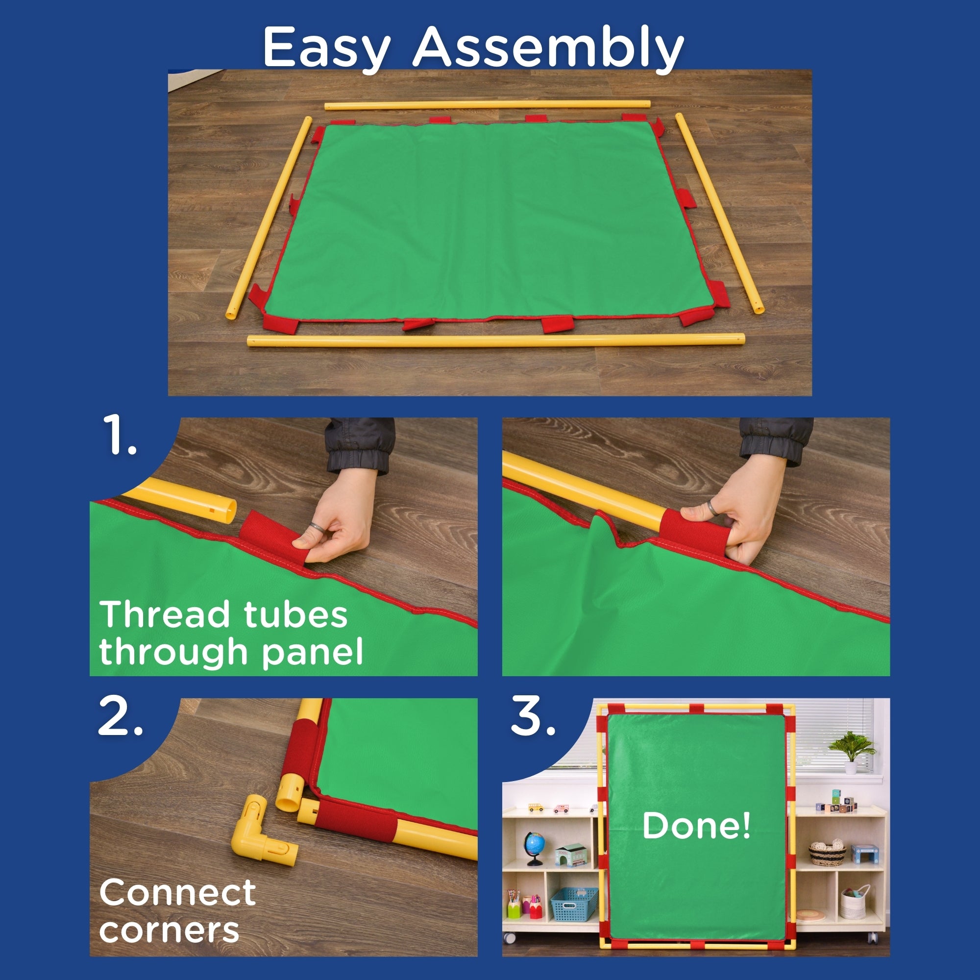Big Screen PlayPanel - Green with Feet