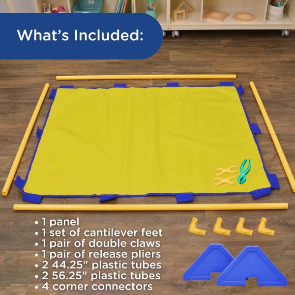Big Screen PlayPanel - Yellow with Feet