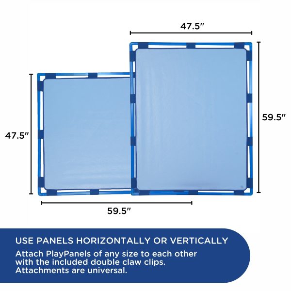 Big Screen PlayPanel - Sky Blue with Feet