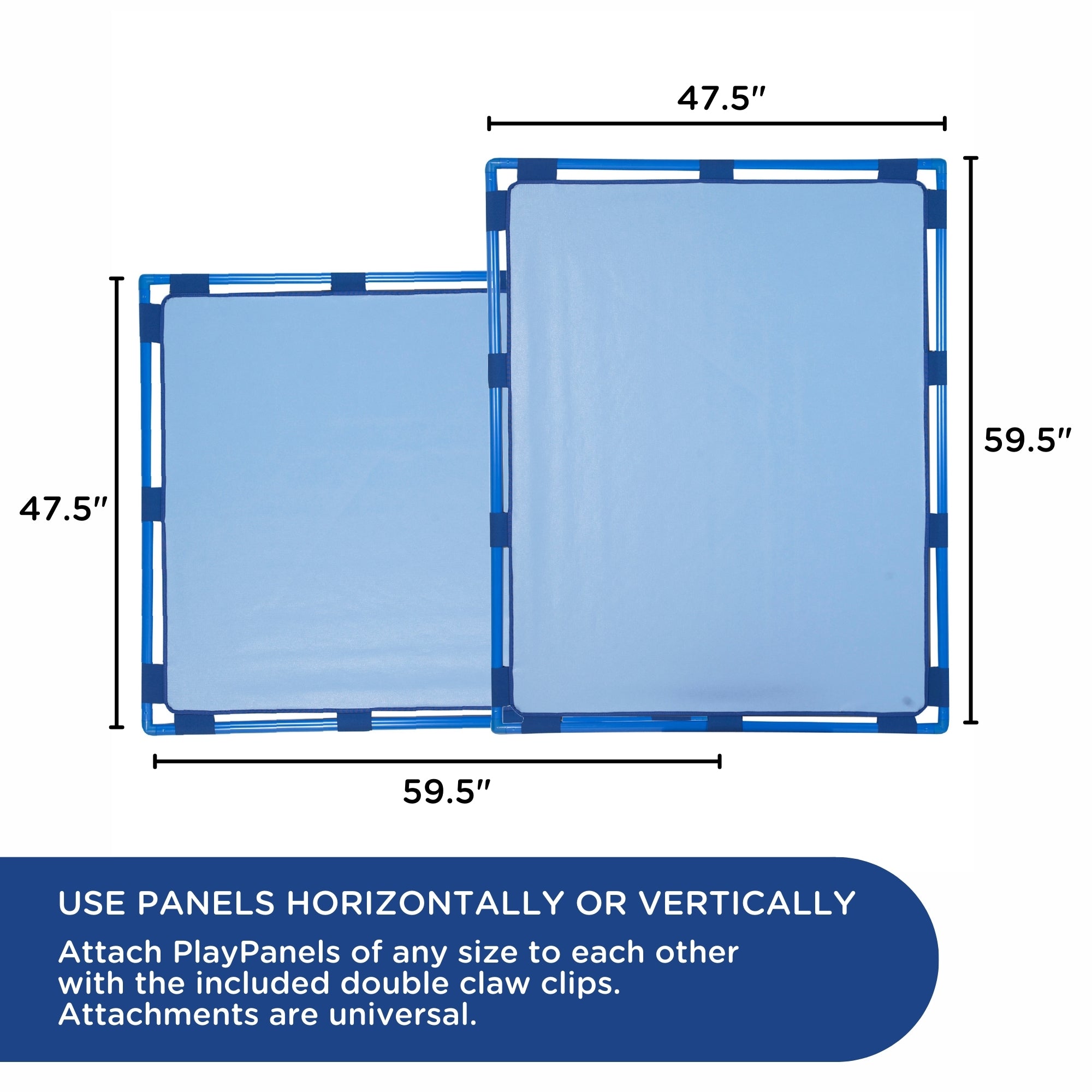 Big Screen PlayPanel - Sky Blue with Feet