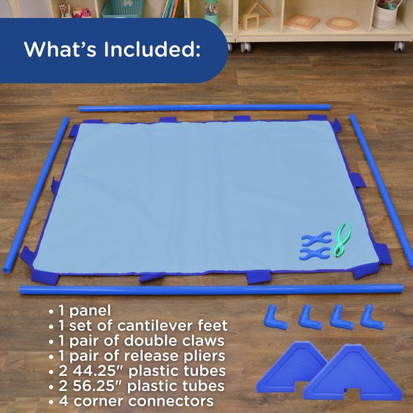 Big Screen PlayPanel - Sky Blue with Feet