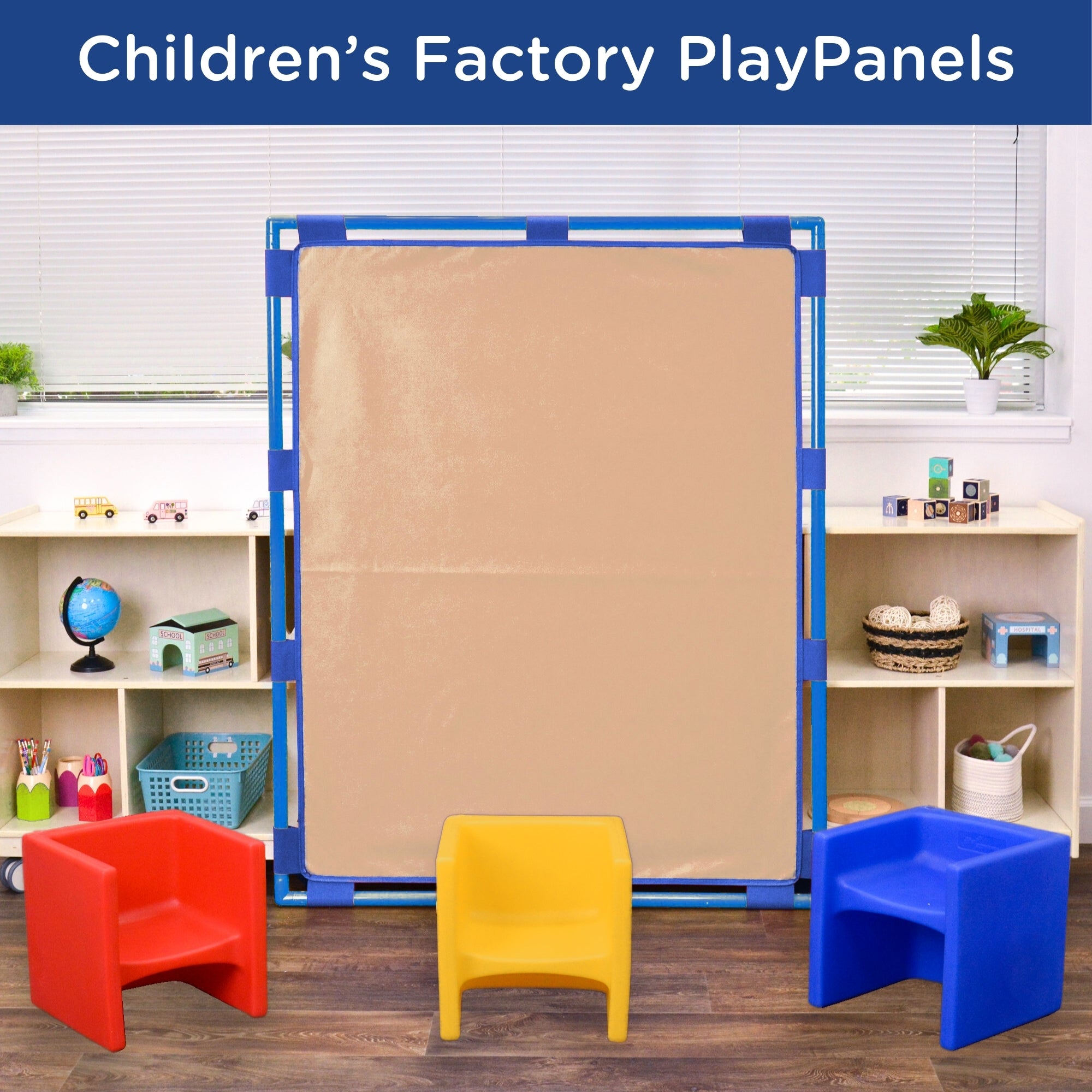 Big Screen PlayPanel - Almond with Feet