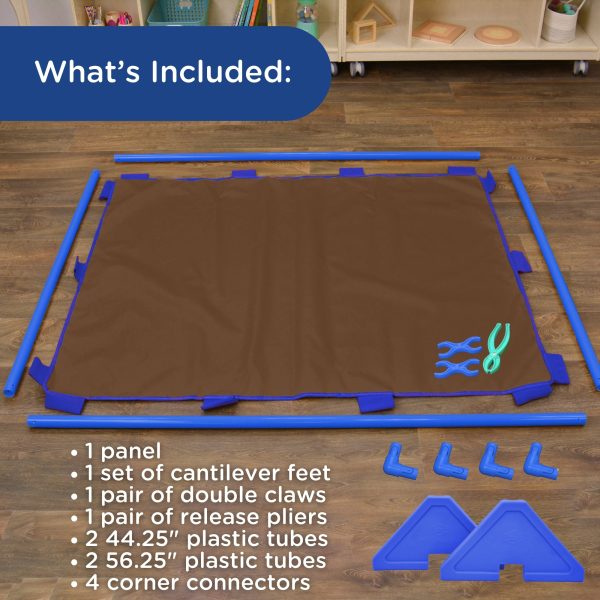 Big Screen PlayPanel - Walnut with Feet