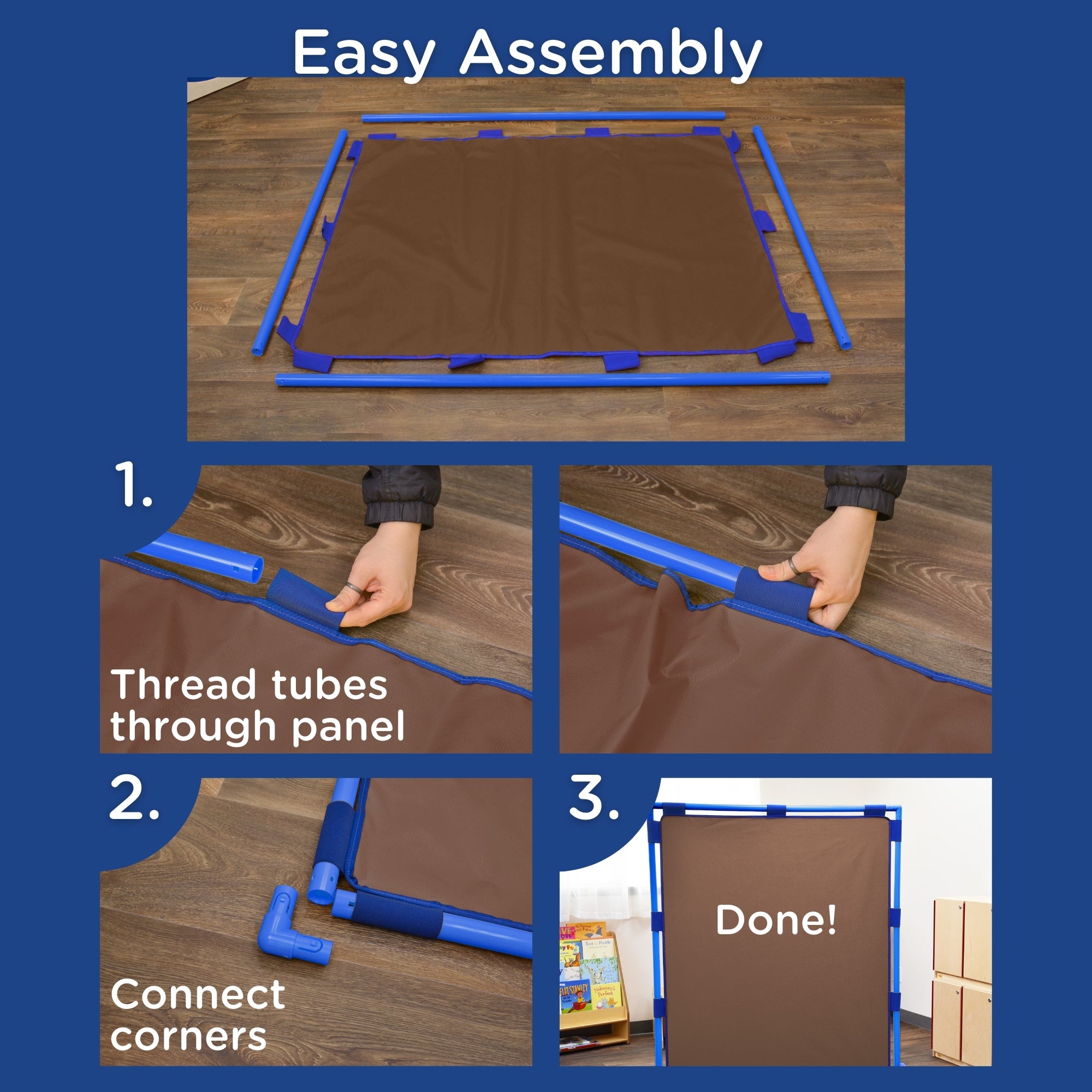 Big Screen PlayPanel - Walnut with Feet