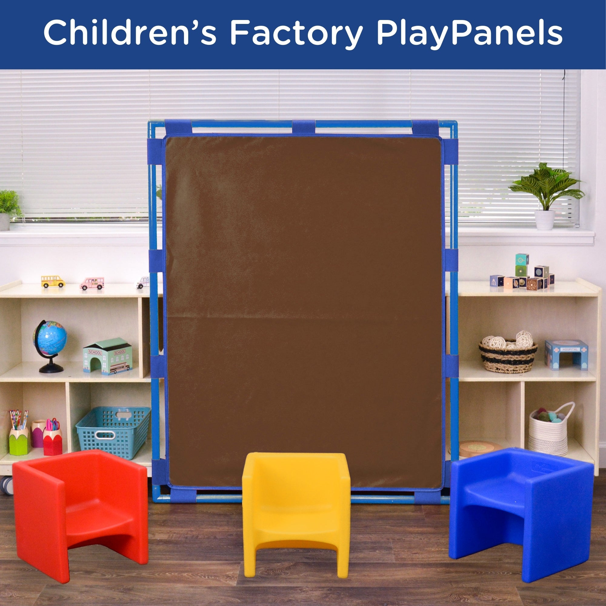 Big Screen PlayPanel - Walnut with Feet