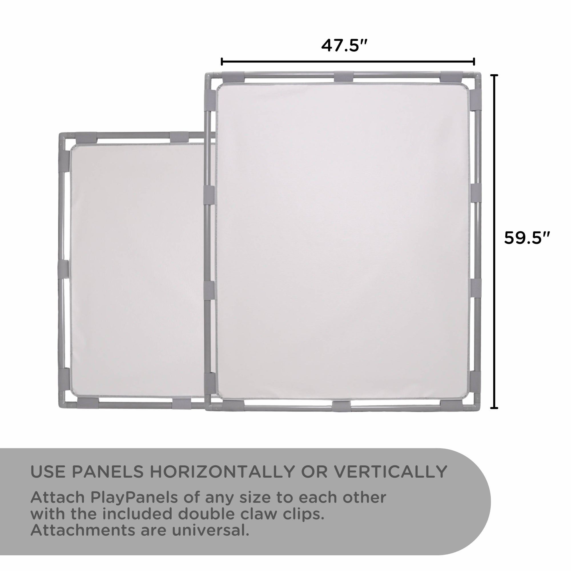 Big Screen PlayPanel - Glacier Gray with Feet