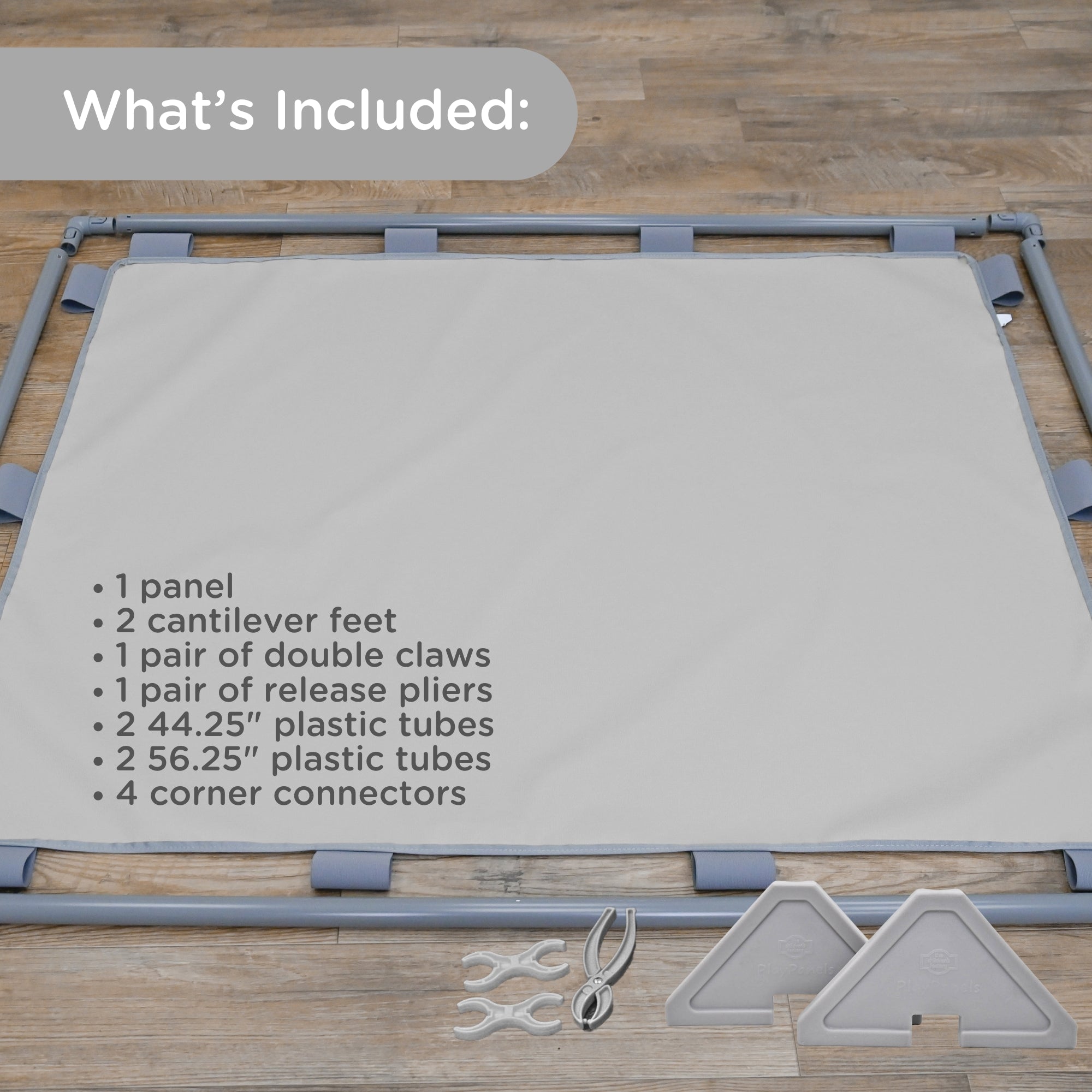 Big Screen PlayPanel - Glacier Gray with Feet